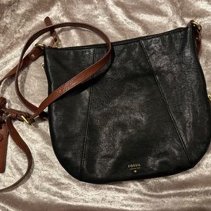 Fossil Black Leather Purse